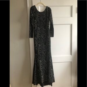 Windsor long sleeve formal dress